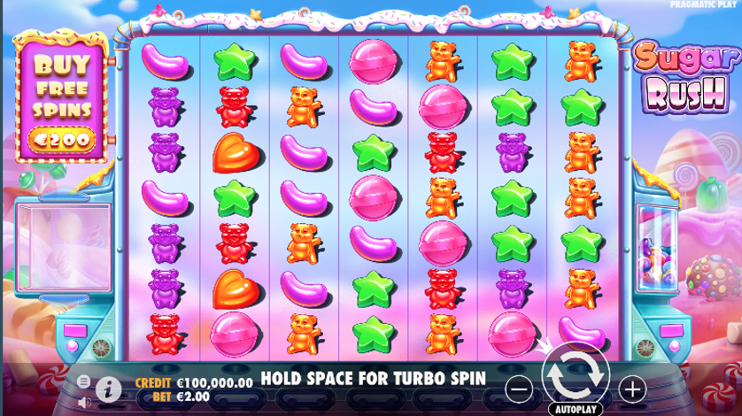 Jogo de slot Sugar Rush, Como jogar Sugar Rush, Recursos especiais do Sugar Rush